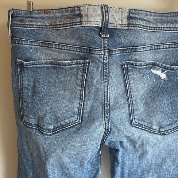 Holding Horses Anthropologie Paint Splatter Skinny Jeans Size 26 - Picture 7 of 9